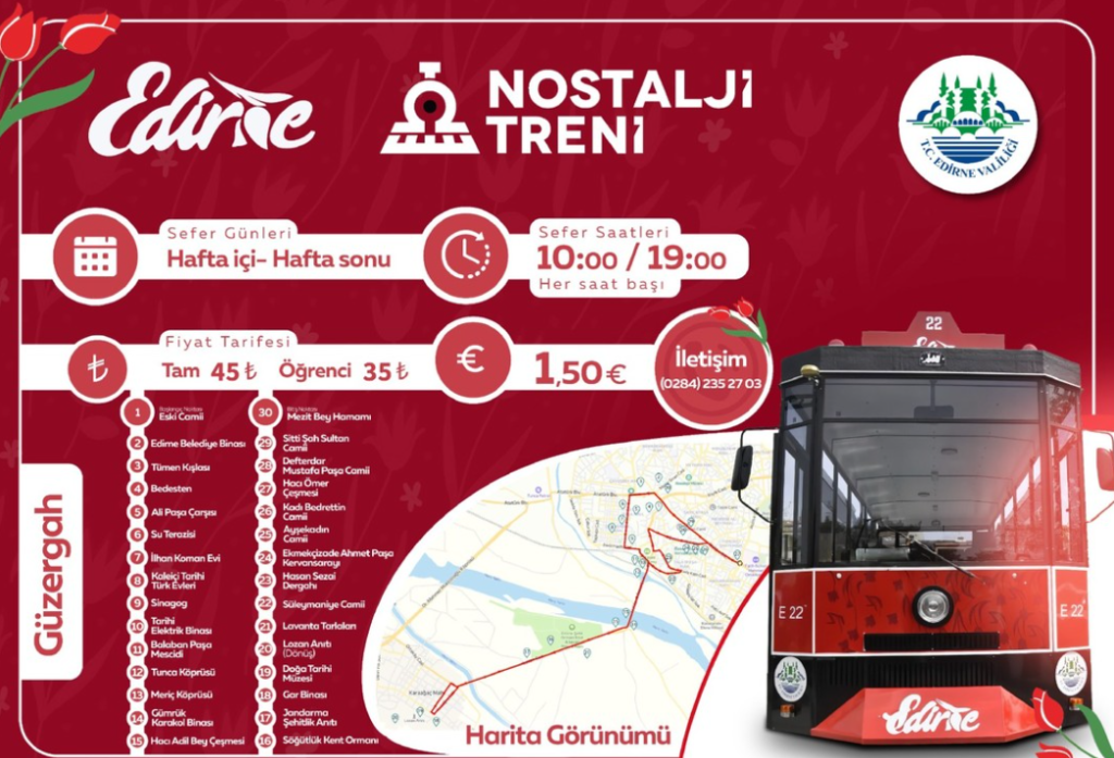 İşte Nostalji Treni’nin fiyat tarifesi | Edirne Ahval Gazetesi Ekran goruntusu 2024 05 28 161757 | Edirne Ahval Gazetesi